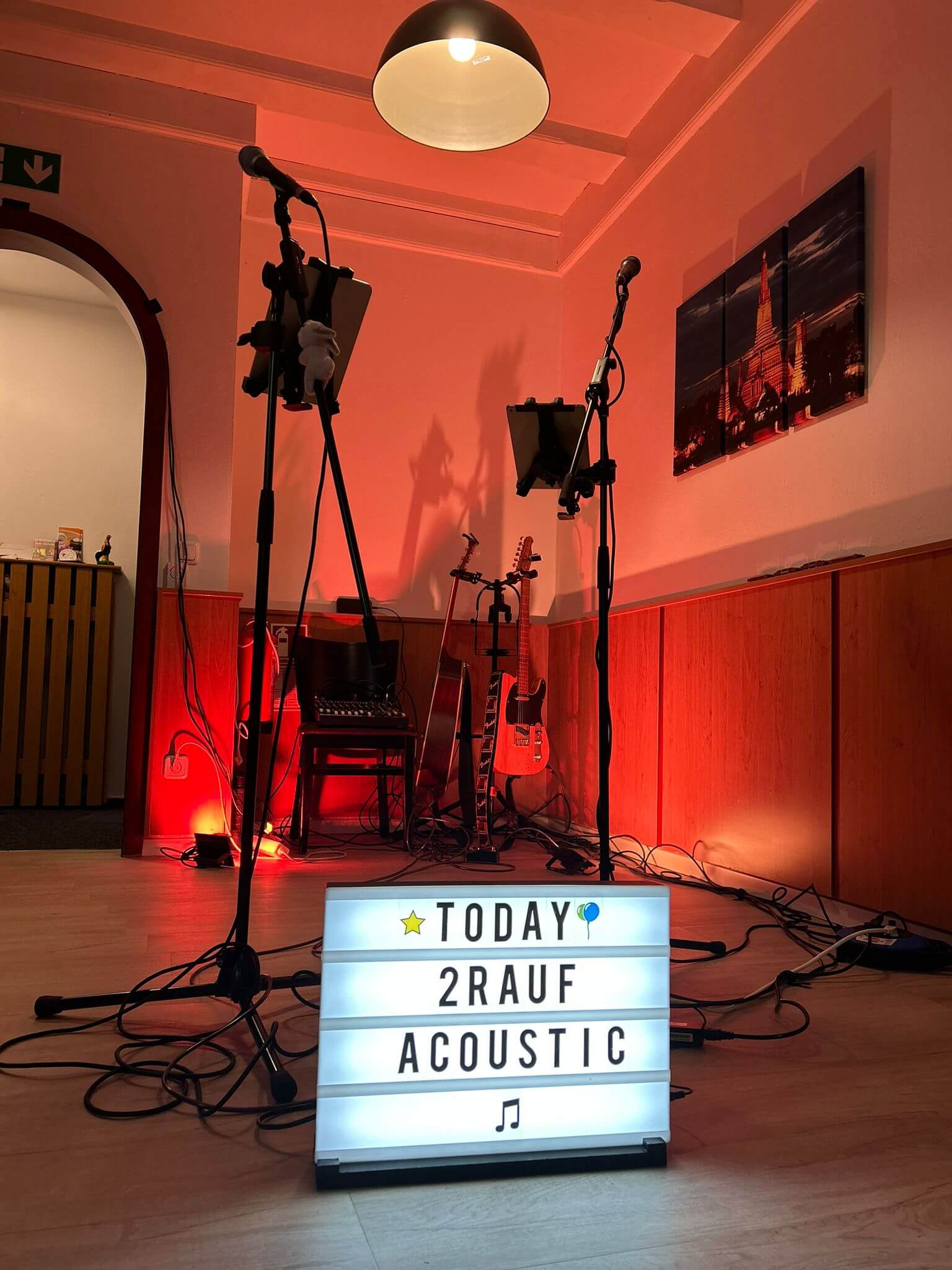 2rauf acoustic spielt live in Mühldorf bei der Musiknacht
